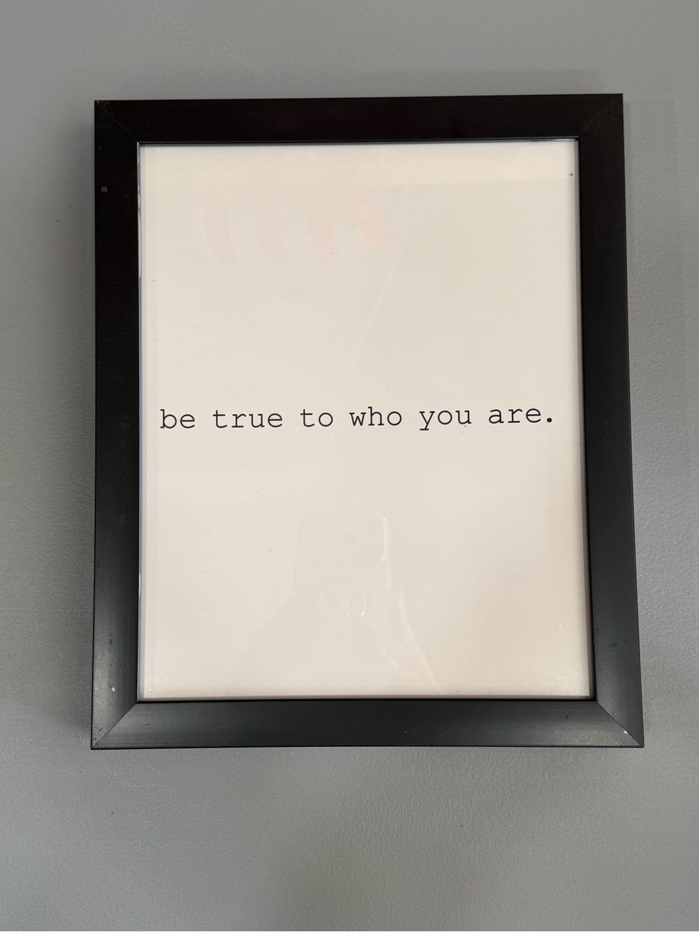 Black and White Wall Decor Sign